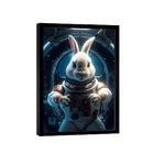 Quadro Coelho Astronauta -- Br Artes