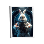 Quadro Coelho Astronauta -- Br Artes