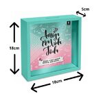 Quadro Cofre 18x18cm - Amiga Pra Vida Toda Presente Especial