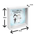 Quadro Cofre 18x18cm - Caixinha Dos Noivos Presente Brasfoot