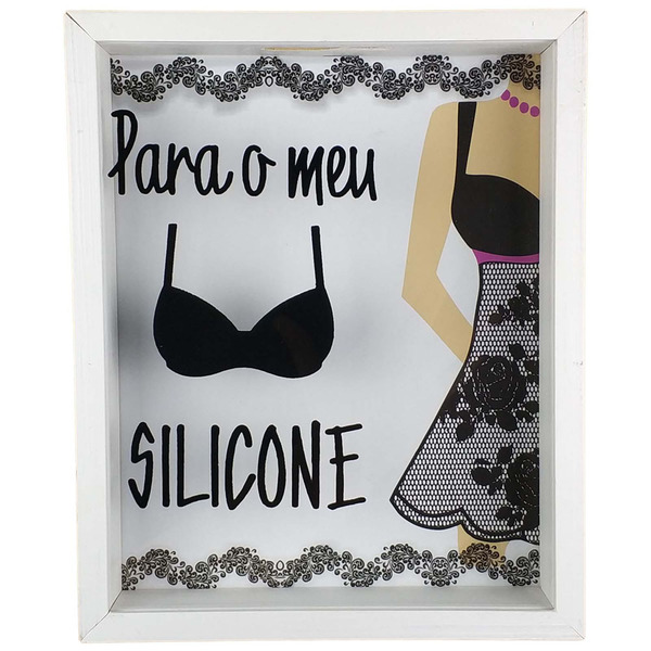 Quadro Cofre Decorativo Moldura Para O Meu Silicone Leroy Merlin
