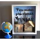 Quadro Cofre Infantil Para Minhas Proximas Ferias Madeira Vid