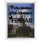 Quadro Cofre Infantil Para Minhas Proximas Ferias Madeira Vid