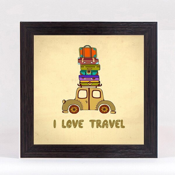 Quadro Cofre Porta Moedas Quadrado - Carro 816