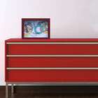 Quadro Cofre Travel Vermelho 13x18cm