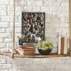 Quadro Colagem Personagens Star Wars 45x34cm - Com Vidro Mold