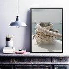 Quadro Coleção Praia Soft - Corda Marina 45x34cm Moldura:made