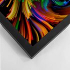 Quadro Com Moldura  Lobo Colorido