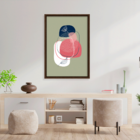 Quadro Com Moldura Abstract