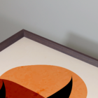 Quadro Com Moldura Abstract Color