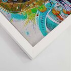 Quadro Com Moldura Abstract Face