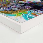 Quadro Com Moldura Abstract Face