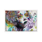 Quadro Com Moldura Abstract Face