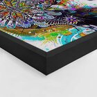 Quadro Com Moldura Abstract Face