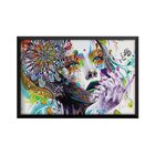 Quadro Com Moldura Abstract Face