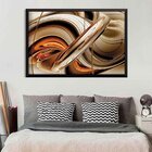 Quadro Com Moldura Abstrato