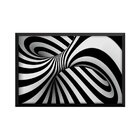 Quadro Com Moldura Abstrato 3d