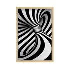 Quadro Com Moldura Abstrato 3d