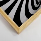 Quadro Com Moldura Abstrato 3d