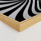 Quadro Com Moldura Abstrato 3d