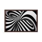 Quadro Com Moldura Abstrato 3d