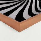 Quadro Com Moldura Abstrato 3d