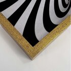 Quadro Com Moldura Abstrato 3d