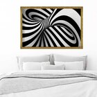 Quadro Com Moldura Abstrato 3d