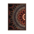 Quadro Com Moldura Abstrato Circulos