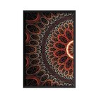 Quadro Com Moldura Abstrato Circulos