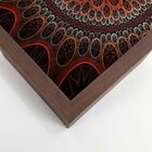 Quadro Com Moldura Abstrato Circulos