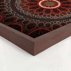 Quadro Com Moldura Abstrato Circulos