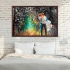 Quadro Com Moldura Amor Amor!