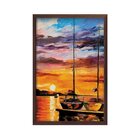 Quadro Com Moldura Atracadouro