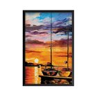 Quadro Com Moldura Atracadouro