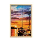 Quadro Com Moldura Atracadouro