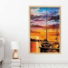 Quadro Com Moldura Atracadouro