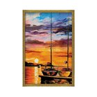 Quadro Com Moldura Atracadouro