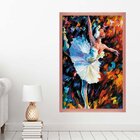 Quadro Com Moldura Bailarina