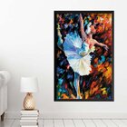 Quadro Com Moldura Bailarina