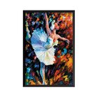 Quadro Com Moldura Bailarina