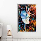 Quadro Com Moldura Bailarina