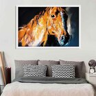 Quadro Com Moldura Brown Horse