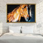 Quadro Com Moldura Brown Horse