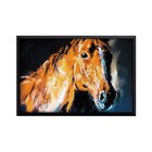 Quadro Com Moldura Brown Horse
