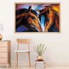 Quadro Com Moldura Cavalos