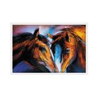 Quadro Com Moldura Cavalos