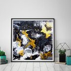 Quadro Com Moldura Chanfrada Abstrato