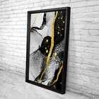 Quadro Com Moldura Chanfrada Abstrato