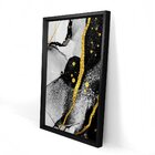 Quadro Com Moldura Chanfrada Abstrato